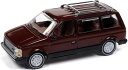 Auto World 1/64 1985 ダッジ キャラバン クリムゾンレッド/ブラック【AWSP167B】 ミニカー