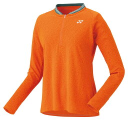 YO-20759-160-M ヨネックス レディース ゲームシャツ（ロングスリーブ）（ブライトオレンジ・サイズ：M） YONEX