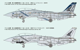 ファインモールド 1/72 アメリカ海軍 F-14B トムキャットTM VF-143 “ピューキンドッグス”【FF01】 プラモデル