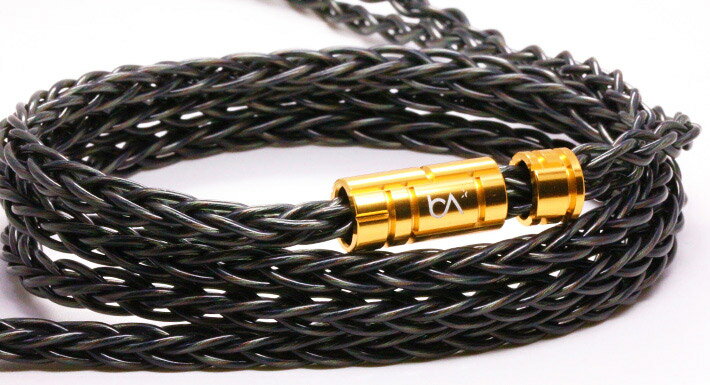 BEA-1345 ビートオーディオ イヤホンケーブル（1.2m・8導体）【2pin⇔3.5mmステレオミニ】 Beat Audio Signal MKIII 8Wire