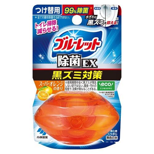 液体ブルーレットおくだけ除菌EXつけ替用 スーパーオレンジの香り 67ml 小林製薬 BLジヨキンEXカエス-パ-O