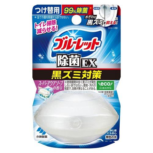 液体ブルーレットおくだけ除菌EXつけ替用 スーパーアクアソープの香り 67ml 小林製薬 BLジヨキンEXカエSアクアソ-プ