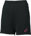 2052A308-002-S アシックス ウィメンズ クォーターパンツ(ブラック×ベリーピンク・サイズ:S) WS PRACTICE PANT15