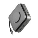 ジェイファイブクリエイト USB-C 無線充電搭載 12in1 ドッキングステーション (M1/M2/M3対応) j5create JCD3199(2)