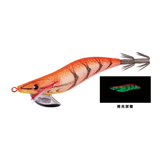 YO-ZURI アオリーQ RS 1.6号(10 SLOE/スケルトン夜光オレンジエビ) A1604-SLOE ヨーヅリ 餌木 エギ