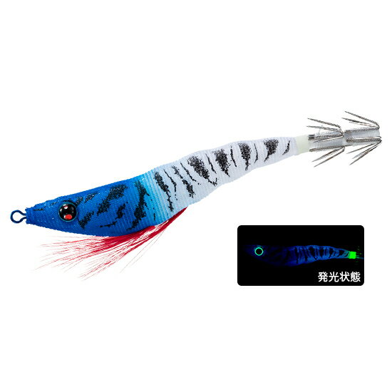 YO-ZURI イージースリム 布巻 80mm(6 BLBH/ブルー夜光ブルーヘッド) A1626-BLBH ヨーヅリ スッテ