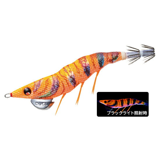 DUEL イージーQ ダートマスター 3号(5 KOMO/ケイオレンジオレンジ) A1726-KOMO デュエル 餌木 エギ