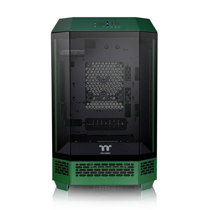 楽天Joshin web 家電とPCの大型専門店Thermaltake（サーマルテイク） ミニタワー型PCケース The Tower 300 Racing Green（レーシンググリーン） microATX、Mini-ITXマザーボード対応 CA-1Y4-00SCWN-00