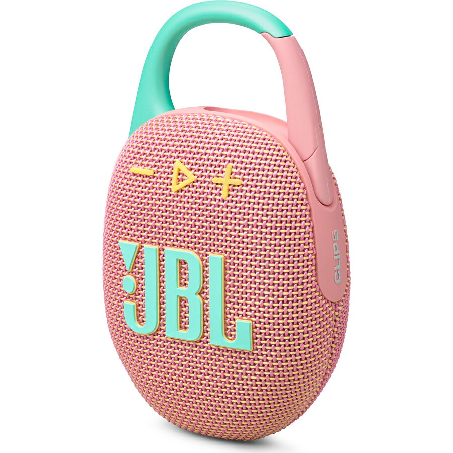 JBLCLIP5PINK JBL 防塵防水対応ポータブルBluetoothスピーカー(スウォッシュピンク) JBL CLIP5