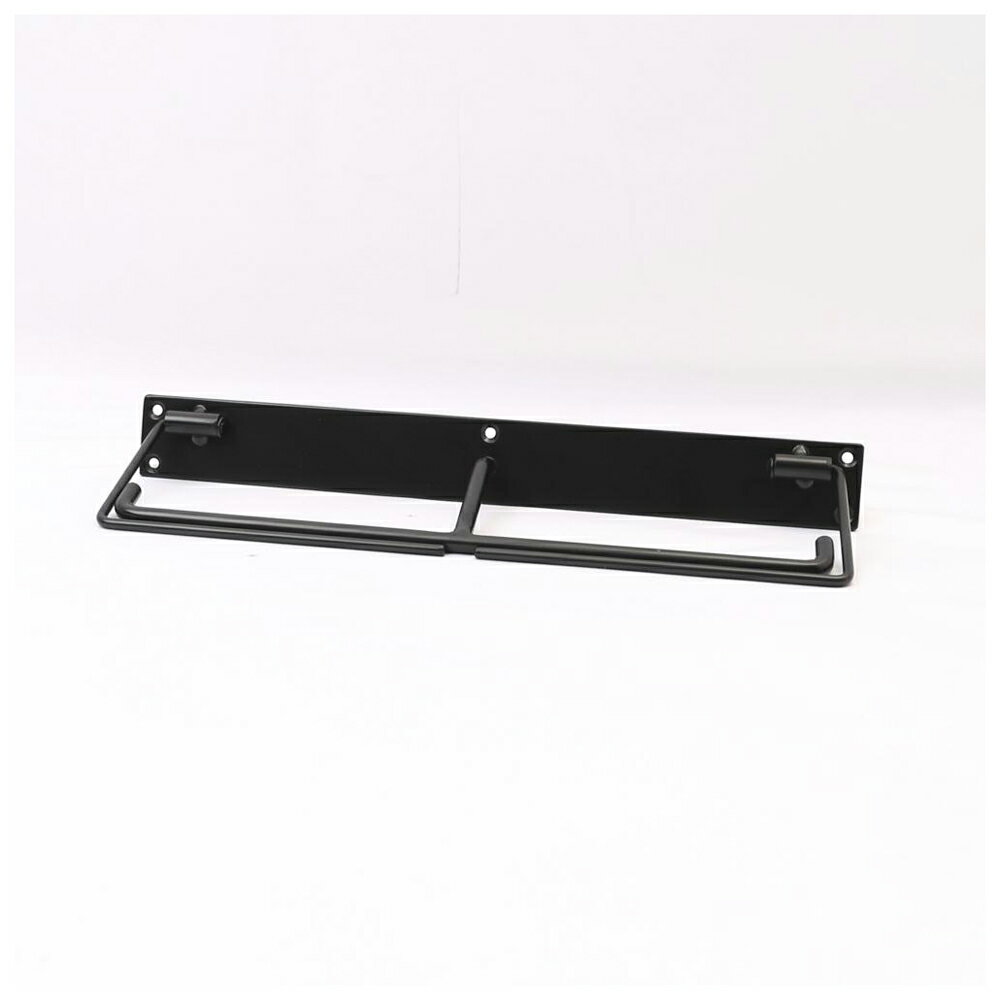 Holder - POSH LIVING(ポッシュリビング) トイレットペーパーホルダー 3WAYタイプ ダブル（ブラック） BF024257-1A-2A [BF0242571A2A]
