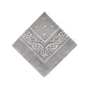 BF022349-1A-2J BACKYARD FAMILY(バックヤードファミリー) PAISLEY BANDANNA(LIGHTGRAY)