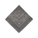 BF022349-1A-2P BACKYARD FAMILY(バックヤードファミリー) PAISLEY BANDANNA(GRAY)