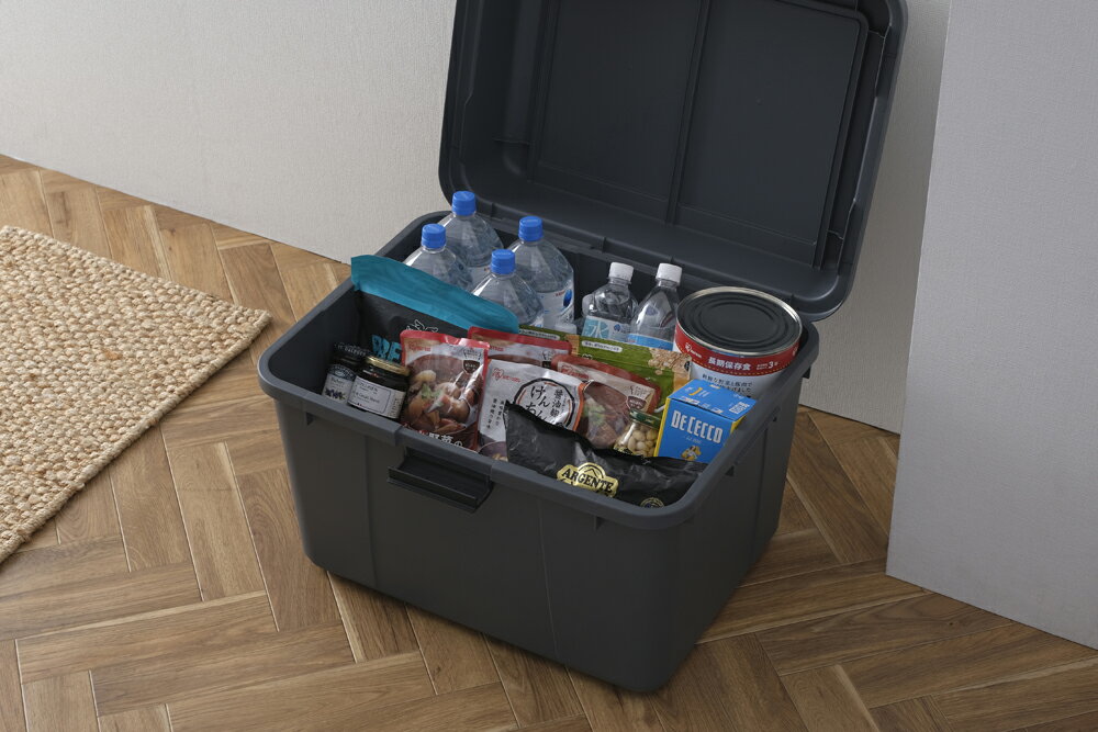 アイリスオーヤマ ワイドストッカー 60L(グレー) AZ-600グレ- IRIS [AZ600グレ]