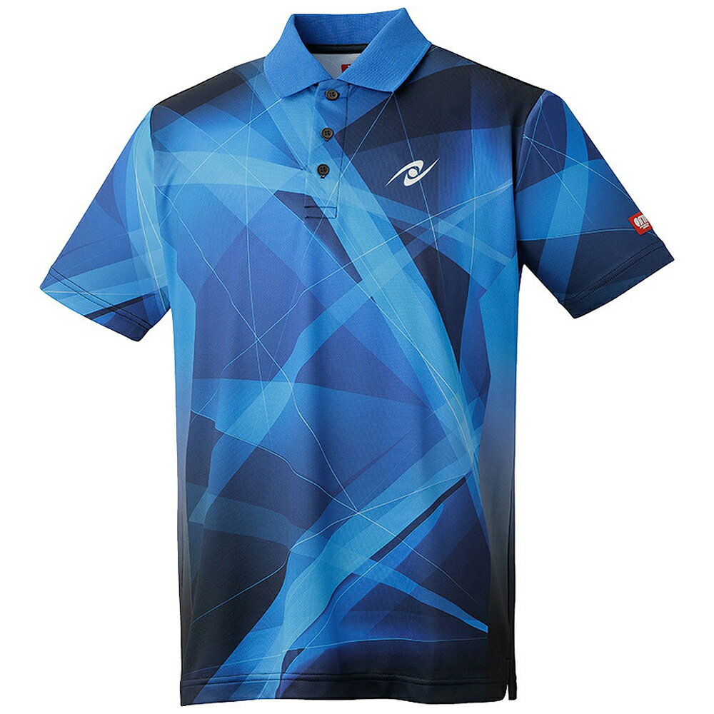 ニッタク ユニセックス 卓球用ゲームシャツ（ブルー・サイズ：L） NT-NW2210-09-L Nittaku ブレクルシャツ