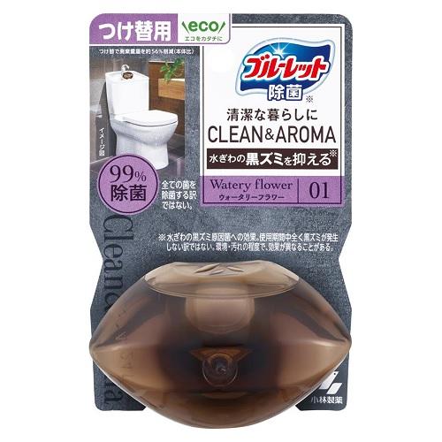 液体ブルーレット 除菌クリーン＆アロマ ウォータリーフラワー つけ替用 67ml 小林製薬 BLジヨキンCAカエウオ-タリ-F