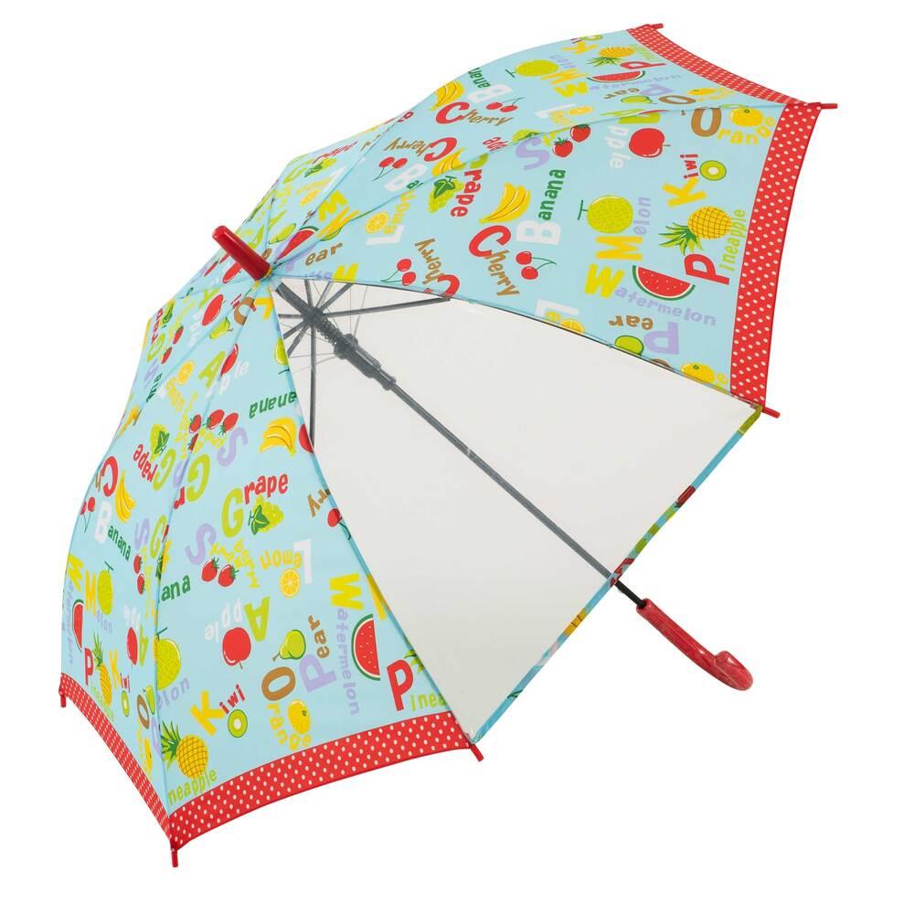 SUGIHARA(スギハラ) キッズ ガールズ ジャンプ傘（サックス CB55780.フルーツ・55cm） BF012470-1B-2D [BF0124701B2D](4)