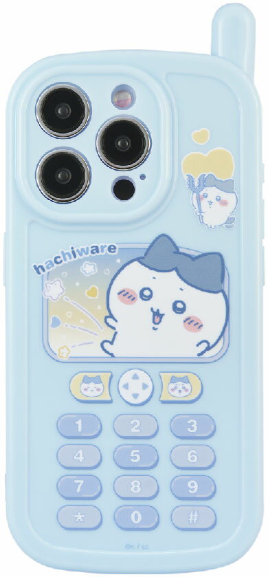 구루만디즈 iPhone15 Pro 용 레트로 가라케케이스 치이카와 (하치와레) CK-39B