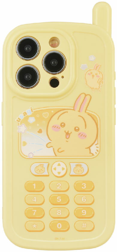 구루만디즈 iPhone15 Pro 용 레트로 가라 케이스 치이카와 (토끼) CK-39C