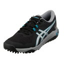 1111A085-BKSL-250 アシックス メンズ・スパイクレス・ゴルフシューズ （ブラック/シルバー・25.0cm） asics GEL-COURSE GLIDE