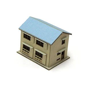 ［鉄道模型］アドバンス (Z) 0044 総二階戸建住宅（青屋根）(ペーパーキット)