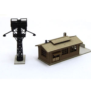 ［鉄道模型］アドバンス 【再生産】(N) 1003 給砂塔と砂焼き小屋(ペーパーキット)
