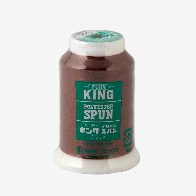 【返品種別B】□「返品種別」について詳しくはこちら□※ミシン針9〜11号をご使用下さい。◆90番手のロックミシン糸です。ポリエステルスパン糸を原料とした「可縫性向上加工」を施した縫い調子。◆薄手ニットのソーイングや裁断ほつれ止めを目的とした「縁かがり」糸。縫い代の始末をかねた「飾り縫い」、布地と布地との「縫い合せ」などに も用います。「可縫性向上加工」を施した“快適な縫い調子”と“均整な縫い上がり”を得られる高機能縫い糸です。■　仕　様　■内容量：#90（ロックミシン用）1000m素材：ポリエステル100％（左撚り）[F48225フジツクス]キングスパンアウトドア＞手芸用品＞ソーイング関連＞糸