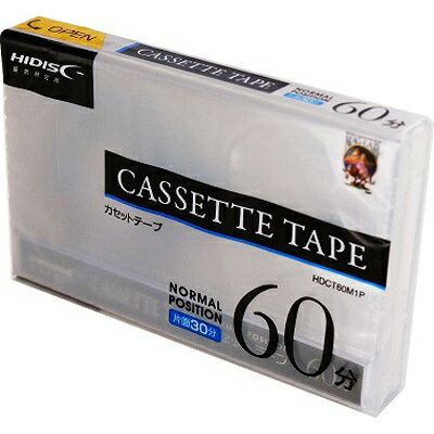 HIDISC 60分 ノーマルテープ 1本 HDCT60M1P
