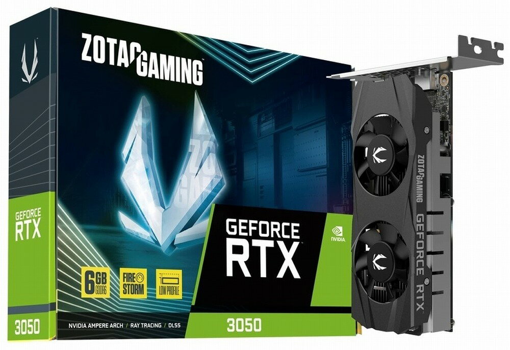 （ゾタック） GAMING GEFORCE RTX 3050 6GB LP GDDR6（ブラック） ZT-A30510L-10L