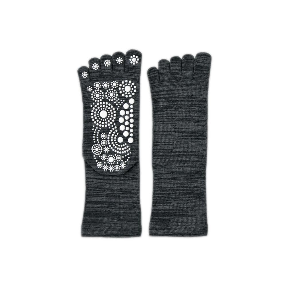 BF019663-1B-2D BACKYARD FAMILY(バックヤードファミリー) TSUBOレシピ 足つぼ 5本指ソックス（チャコール 25-27cm）