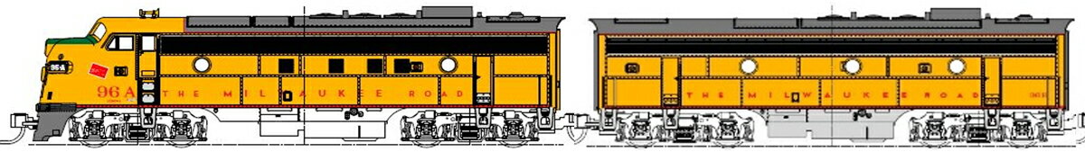【返品種別B】□「返品種別」について詳しくはこちら□■新製品■2024年12月〜2025年01月頃 発売予定※画像はイメージです。実際の商品とは異なる場合がございます。【ご予約商品をお求めの方へ】◆商品は余裕をもってメーカーへ発注しておりますが、メーカーの都合により、入荷数が大幅に少なくなる場合がございます。　この場合、早期にご注文いただいたお客様より順番に販売させて頂き、完売後はやむなくご注文を取り消しさせて頂くこともございますので、予めご了承願います。◆模型・玩具の発売日はメーカーにより発表された目安です。発売が遅れたり、大幅に延期になる場合もございます。　また、発売が中止になる事もございます。　上記の理由により、ご注文を取り消しさせて頂くこともございますので、予めご了承願います。◆同時にご注文頂いた商品は全て揃ってからのお届けとなりますので、個別での発送は承れません。　ご予約商品と発売済み商品は別々にご注文をお願い致します。◆ご予約商品は生産途中のため、外観、商品仕様、価格などが変更される場合がございます。【商品紹介】ホビーセンターカトーの完成品Nゲージ車両、FP7A+F7B ミルウォーキー・ロード Post 1955 Scheme 2両セットです。■FP7FP7は貨物牽引用F7Aの車体を4フィート（約1.2m）延長して、蒸気発生器用水タンクの搭載スペースを確保して設計された機関車です。旅客牽引機用スカートや耐寒用ハッチ及び暖房設備を装備し、単機でも旅客牽引運用ができます。Bユニットは元来水タンクを搭載するスペースがあったため、FP7はAユニットのみが設計されました。■ FP7A+F7B ミルウォーキー・ロードPost 1955 Scheme1955年以降にユニオン・パシフィック色に塗装変更されたFP7AF7Bを製品化。FP7A #96A + F7B #96B 2両セット車番で異なる番号フォントを再現。FP7Aはヘッドライトが2灯で、旅客牽引用スカート装備、耐寒用ハッチ装備、ダイナミックブレーキ無し、SG付の姿で再現。水タンクが追加され延長された車体が特徴。F7Bはダイナミックブレーキ無し、SG付の姿で再現。2両セットは化粧箱ミルウォーキー・ロードなのにユニオン・パシフィック色の謎！　ユニオン・パシフィック鉄道はシカゴ＆ノースウェスタン鉄道及びサザン・パシフィック鉄道と提携して、豪華な長距離旅客列車のシティ・ストリームライナー（シティ・オブ・ロサンゼルスなど）を1889年から運行していましたが、シカゴ便のシカゴ＆ノースウェスタン鉄道ルートは線路状況が悪いことを理由に、1955年にミルウォーキー・ロードと契約を結びシカゴ〜オハマ間の共同運行を開始しました。その際にシティ・ストリームライナーとして使用するオリンピアン・ハイアワッサをオレンジ色と赤色の塗装からユニオン・パシフィック色と同様の塗装に変更しました。その後、それまでの塗装よりもユニオン・パシフィック色の方が汚れにくくコストがかからないことを理由に、全てのオリンピアン・ハイアワッサがユニオン・パシフィック色に変更されました。【商品仕様】スケール：Nゲージ商品形態：塗装済完成品車体の材質：プラスティックモーター：ありライト：ヘッドライト点灯鉄道模型＞Nゲージ(外国型車両完成品)＞ディーゼル機関車