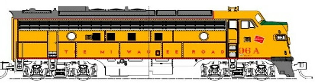 ［鉄道模型］ホビーセンターカトー (Nゲージ) 176-2303 FP7A ミルウォーキー・ロード Post 1955 Scheme #95C