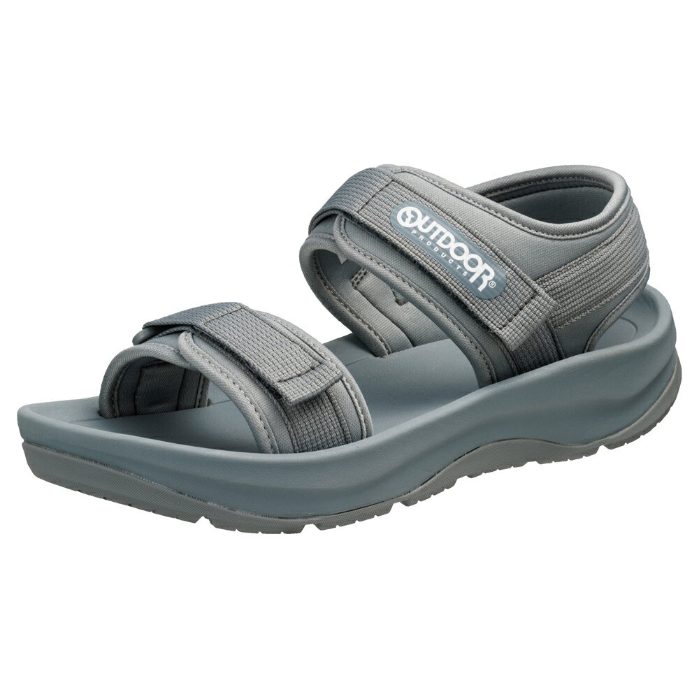 OUTDOOR PRODUCTS 男女兼用 サンダル（グレー・サイズ：27.0cm） ODP-706SL-グレ-270 アウトドアプロダ..
