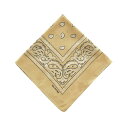 BF022349-1A-2M BACKYARD FAMILY(バックヤードファミリー) PAISLEY BANDANNA(BEIGE)