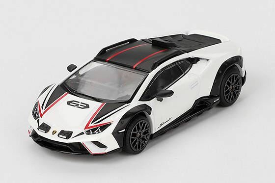 MINI-GT 1/64 ランボルギーニ ウラカン ステラート Bianco Asopo(ホワイト)(右ハンドル)【MGT00763-R】 ミニカーのサムネイル