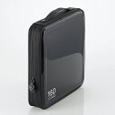 エレコム CD/DVDファスナーケース 160枚収納(ブラック) CCD-H160BK