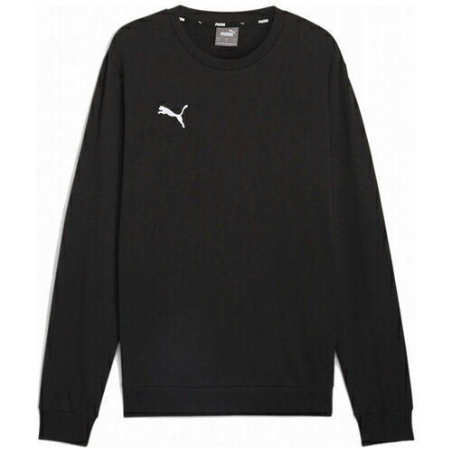 プーマ メンズ サッカー teamGOAL カジュアル クルーネックスウェット(PUMA BLACK・サイズ:L) PJ-659332-03-L PUMA
