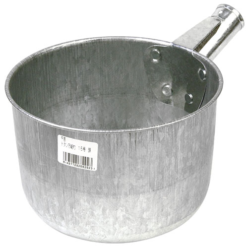 【返品種別B】□「返品種別」について詳しくはこちら□※画像はイメージです。◆丈夫なトタン製の杓です。■　仕　様　■商品サイズ(約)：幅200×高さ130×奥行き200mm重量(約)：500g頭容量：2.5Lトタン[トタンバンノウシヤク15ゴ...