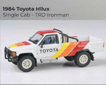 PARA64 1/64 トヨタ ハイラックス シングルキャブ 1984 TRD Ironman LHD【PA-55525】 ミニカー