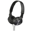 ソニー MDR-ZX310-B ソニー ダイナミック密閉型ヘッドホン (ブラック) SONY