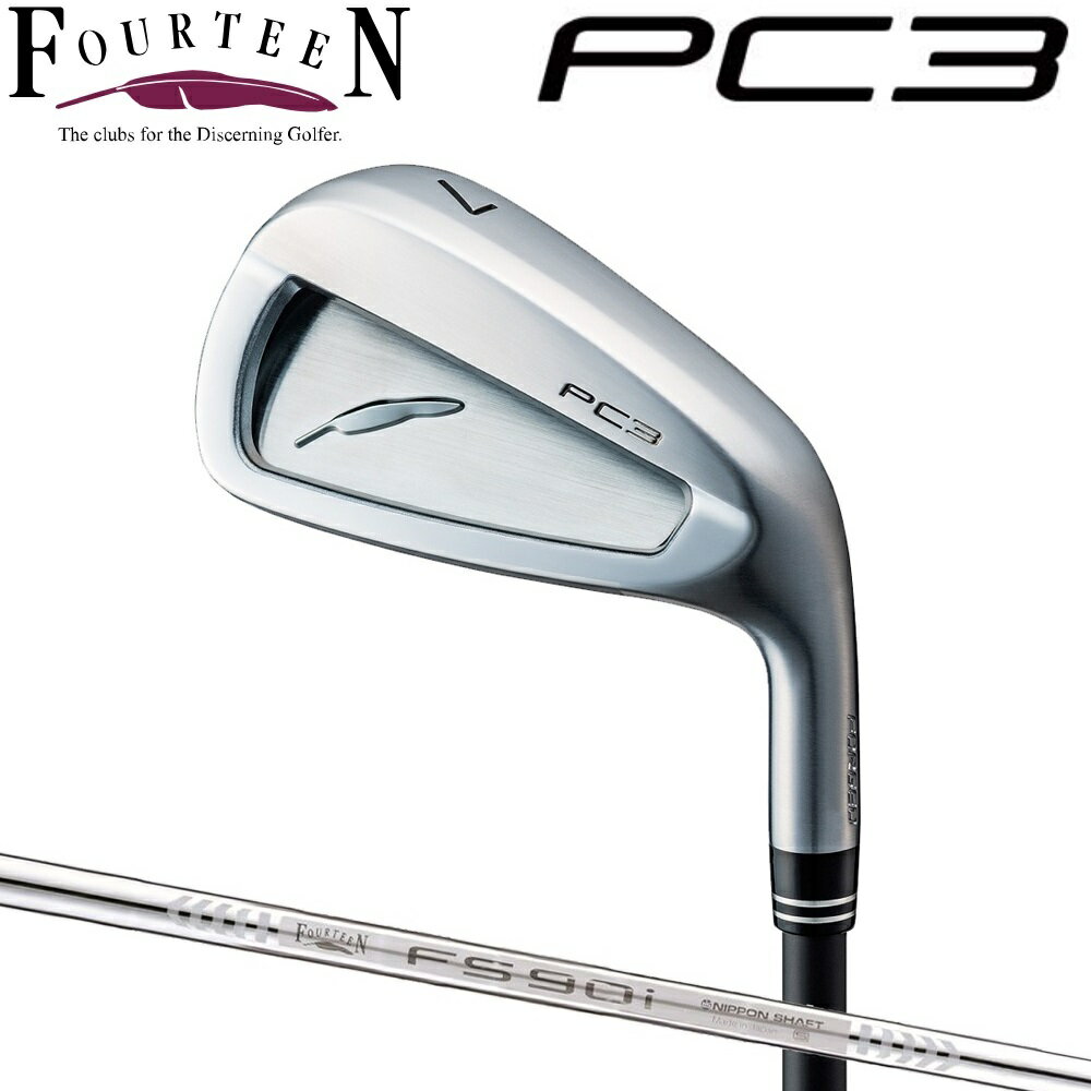 Iron - フォーティーン New PC-3 アイアン #6 フレックス：R NEWPC3_I6_FS90IR FS-90i スチールシャフト ゴルフ クラブ