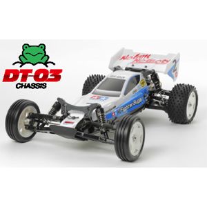 オフロードカー タミヤ 1/10 電動RC組立シャーシキット ネオ マイティフロッグ（DT-03シャーシ）【58587】 ラジコン