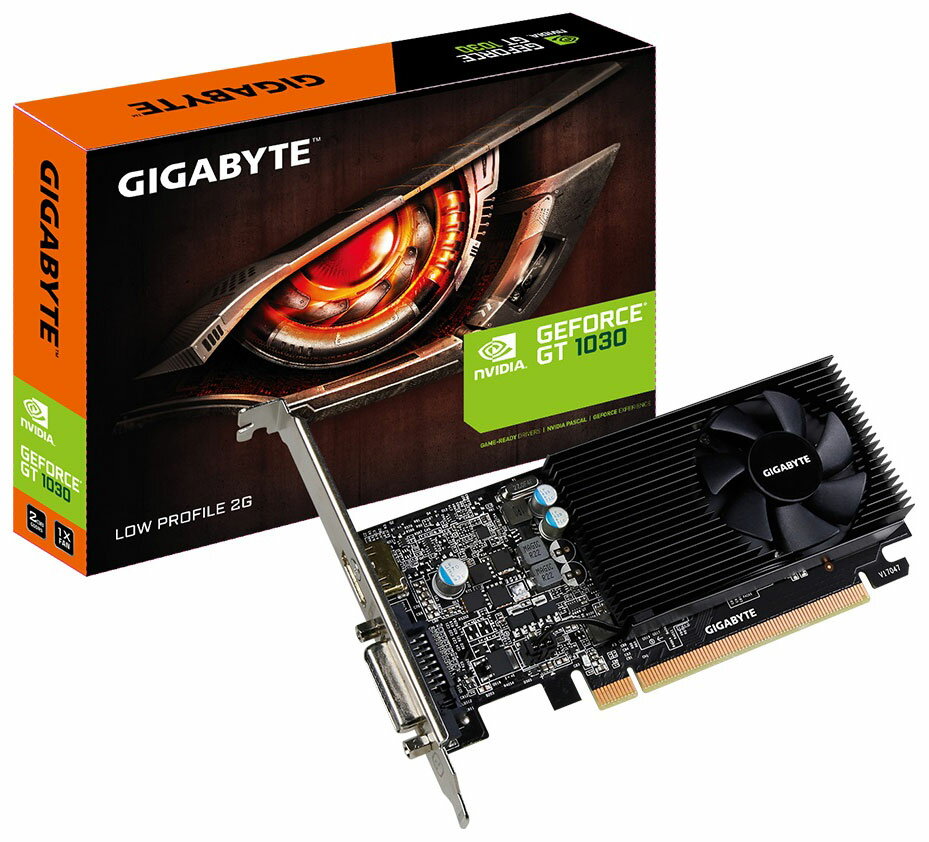 GIGABYTE（ギガバイト） GIGABYTE GeForce GT 1030 Low Profile 2G / PCI Express 3.0 グラフィックスボード GV-N1030D5-2GL