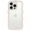 Holdit(ホールディット) iPhone 14 Pro MAX用 Wavy Case 背面クリア耐衝撃 ハイブリッドケース(ミルクティベージュ/クリア) 16235(HOLDIT)(2)