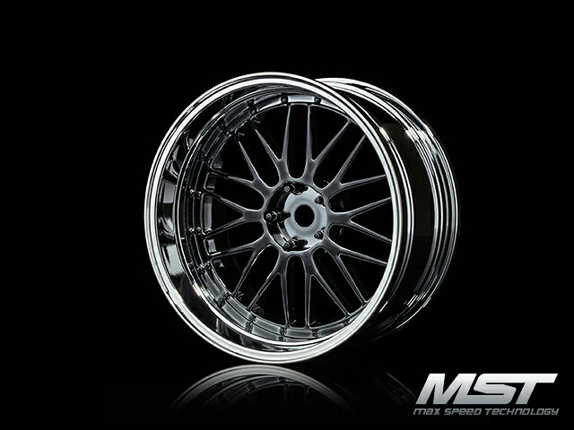 ABCホビー 【再生産】LM 832101SBK S-SBK LM オフセット可変ホイル 4ヶ入り【6623】 ラジコンパーツ