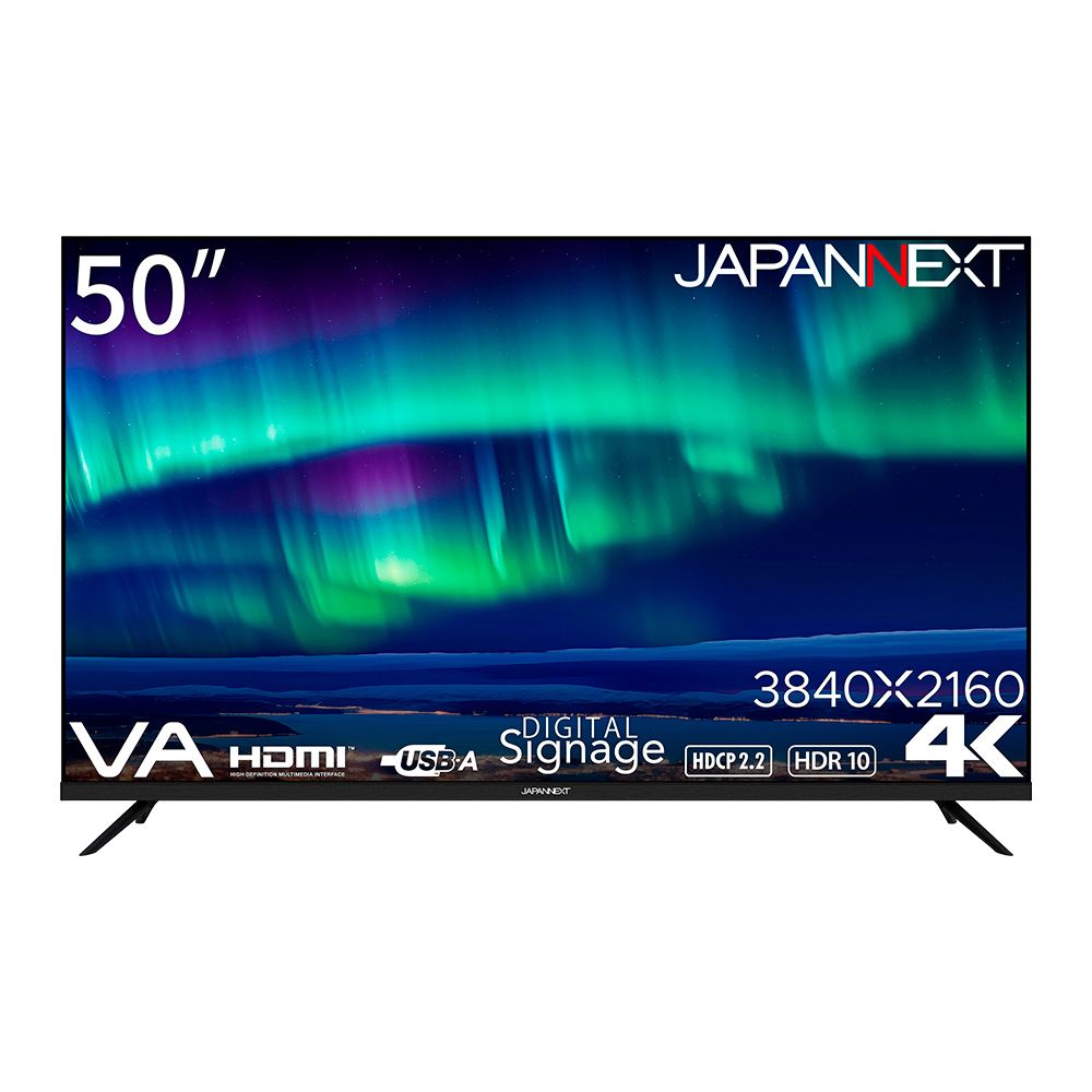 JAPANNEXTʥѥͥȡ 50 վǥץ쥤4K/60Hz/VA/Ⱦ/8ms/HDMI/ԡ/֥롼饤ȷڸ/⥳դ JN-V500UHDR-U