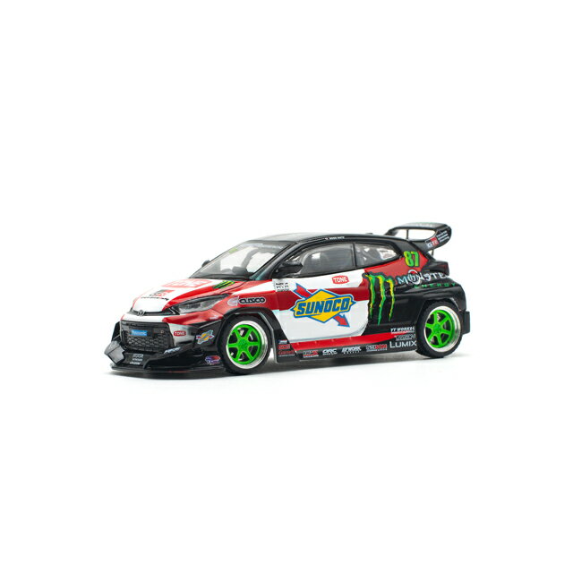 POP RACE 1/64 PANDEM GR YARIS DAIGO SAITO ミニカー