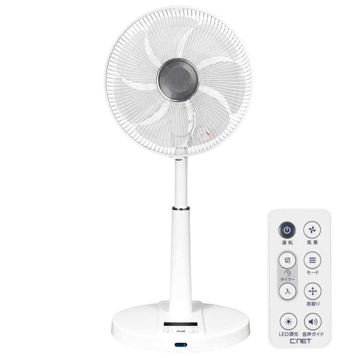 Rakuten - シィー・ネット 【扇風機】DCモーター搭載 リビング扇　（ホワイト） CFDU704WH [CFDU704WH]
