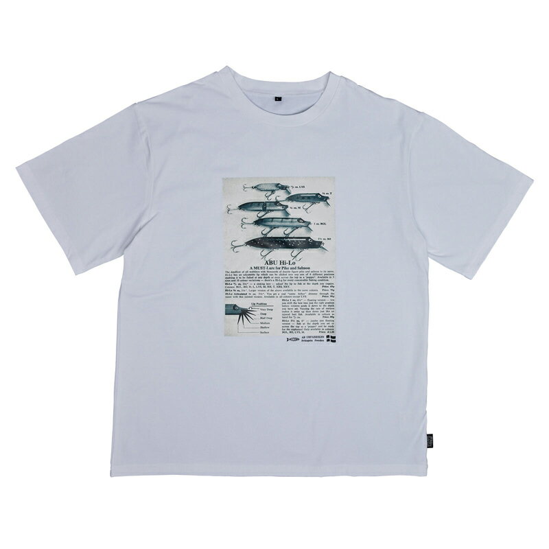 アブガルシア バグオフ Hi-Lo グラフィックT Lサイズ(ホワイト) バグオフ Hi-Lo グラフィックT L(ホワイト) AbuGarcia