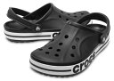 205089-066-M8 CROCS BAYABAND CLOG（ブラック/ホワイト・サイズ：M8/W10(26.0cm)） クロックス　バヤバンド クロッグの商品画像