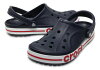 205089-4CC-M4 CROCS BAYABAND CLOG（ネイビー/ペッパー・サイズ：M4/W6(22.0cm)）...